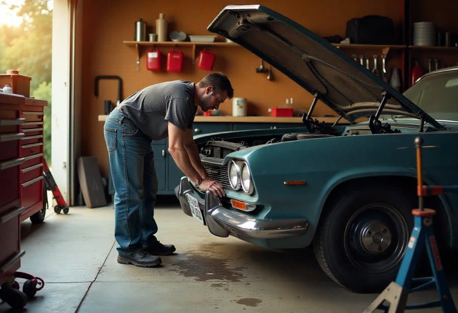 The garage’s silent sanctuary: a haven for craftsmen and dreamers alike