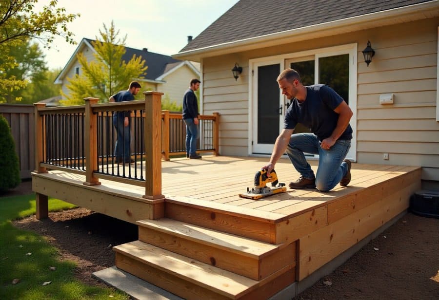 Create a timeless outdoor space where every board tells a story of skill and passion